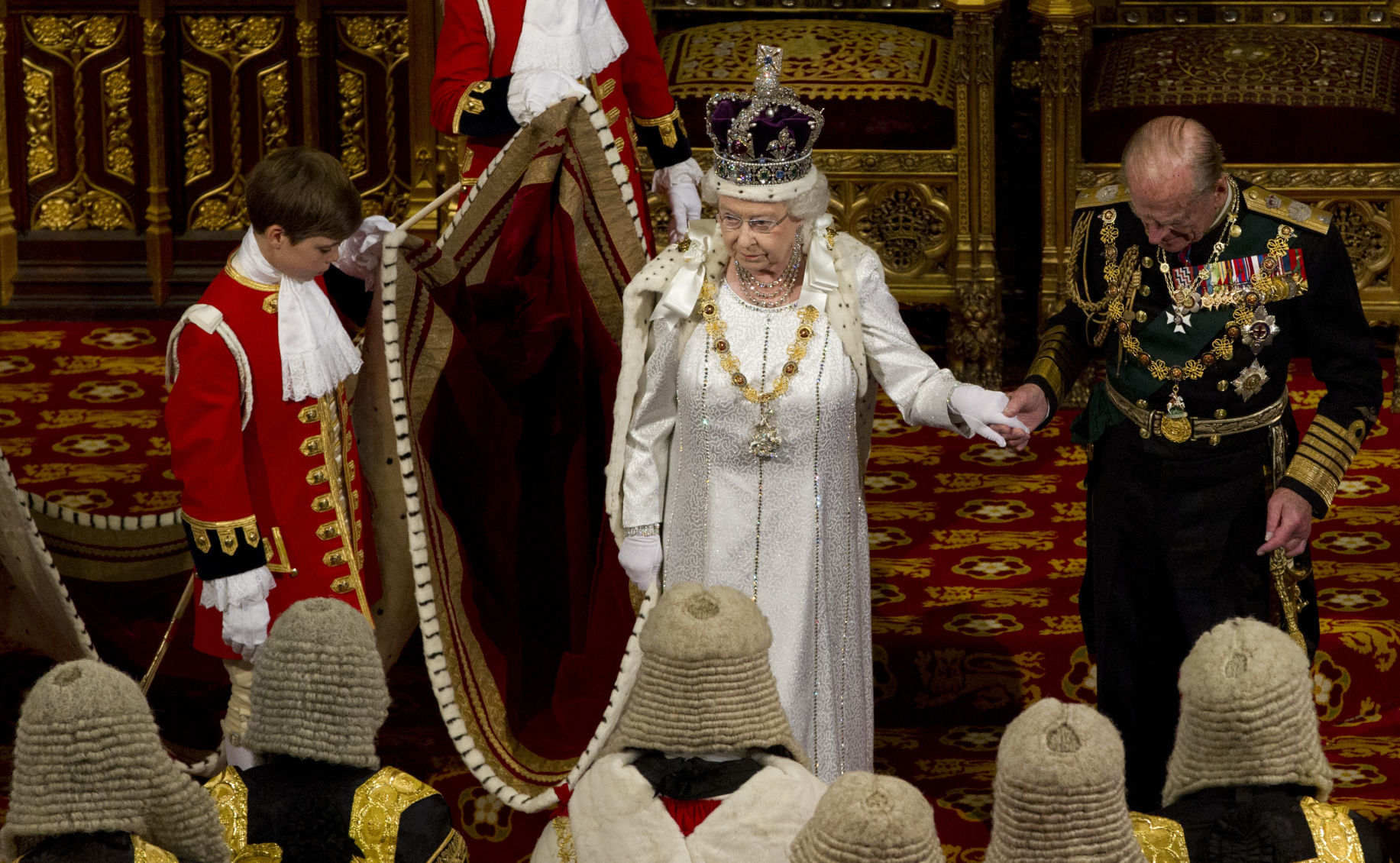 2012: Queen Elizabeth II and Prince Philip